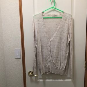 Cream colored cardigan size xl from old navy